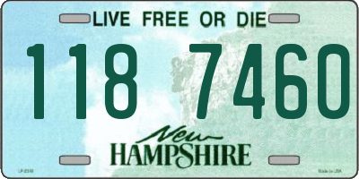 NH license plate 1187460