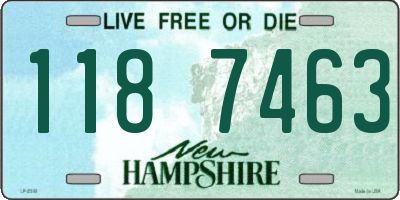 NH license plate 1187463