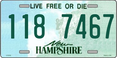NH license plate 1187467