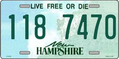 NH license plate 1187470