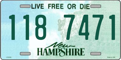 NH license plate 1187471