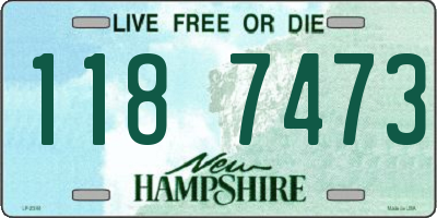 NH license plate 1187473