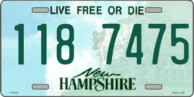 NH license plate 1187475