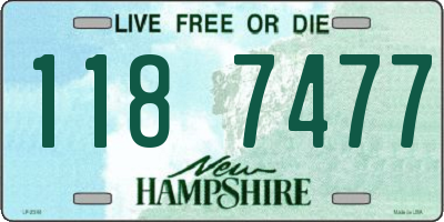 NH license plate 1187477