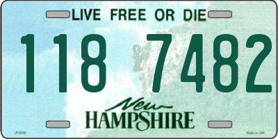NH license plate 1187482