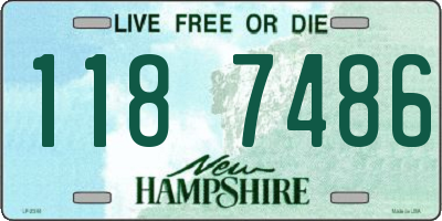 NH license plate 1187486