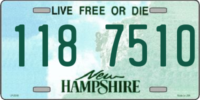 NH license plate 1187510
