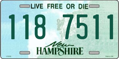 NH license plate 1187511
