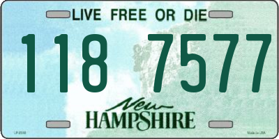 NH license plate 1187577