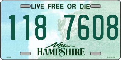 NH license plate 1187608