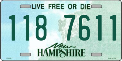 NH license plate 1187611