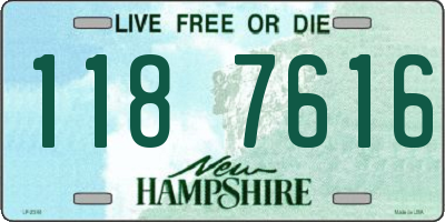 NH license plate 1187616