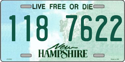 NH license plate 1187622