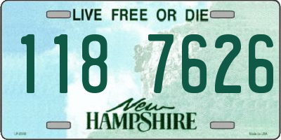 NH license plate 1187626