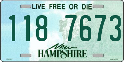 NH license plate 1187673