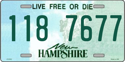 NH license plate 1187677