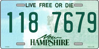 NH license plate 1187679