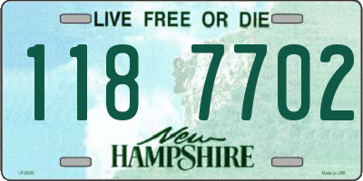 NH license plate 1187702