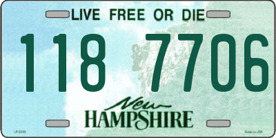 NH license plate 1187706