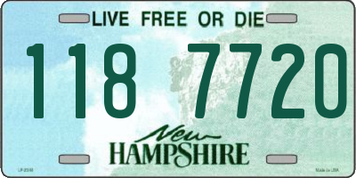 NH license plate 1187720