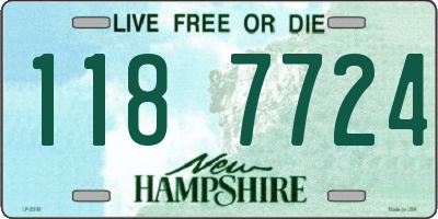 NH license plate 1187724