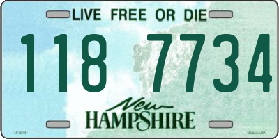 NH license plate 1187734
