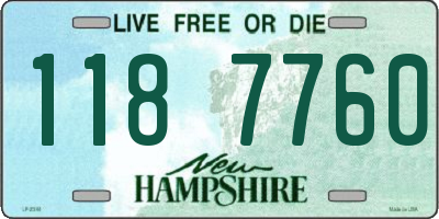 NH license plate 1187760