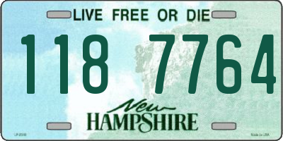 NH license plate 1187764