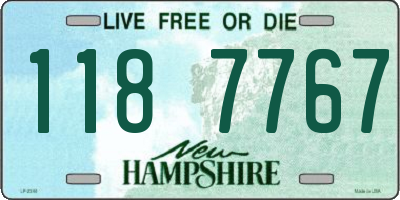 NH license plate 1187767