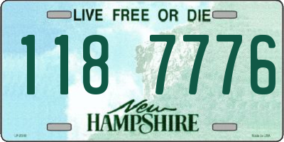 NH license plate 1187776