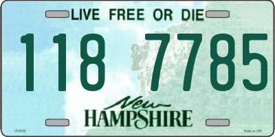 NH license plate 1187785