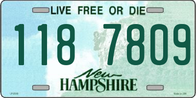 NH license plate 1187809