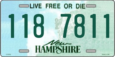 NH license plate 1187811