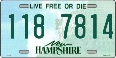 NH license plate 1187814