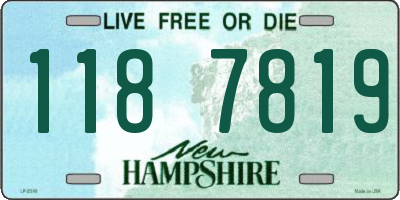 NH license plate 1187819