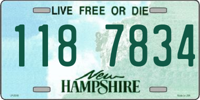 NH license plate 1187834