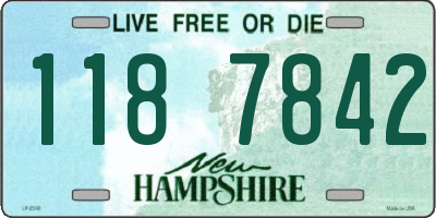 NH license plate 1187842