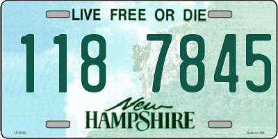 NH license plate 1187845