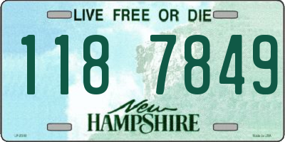 NH license plate 1187849