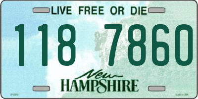 NH license plate 1187860