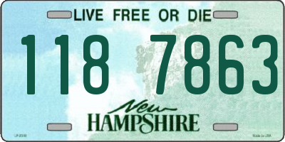 NH license plate 1187863