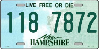 NH license plate 1187872