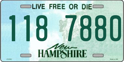 NH license plate 1187880