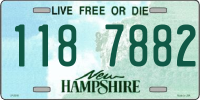NH license plate 1187882
