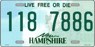 NH license plate 1187886