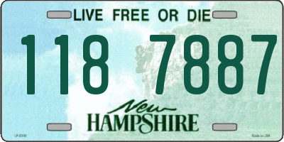 NH license plate 1187887