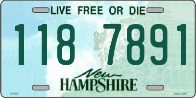 NH license plate 1187891