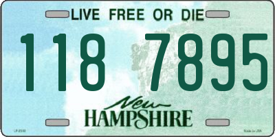 NH license plate 1187895
