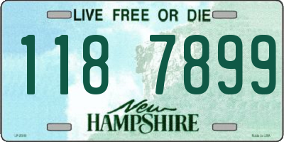 NH license plate 1187899