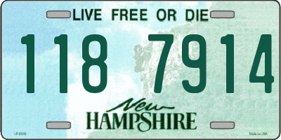 NH license plate 1187914